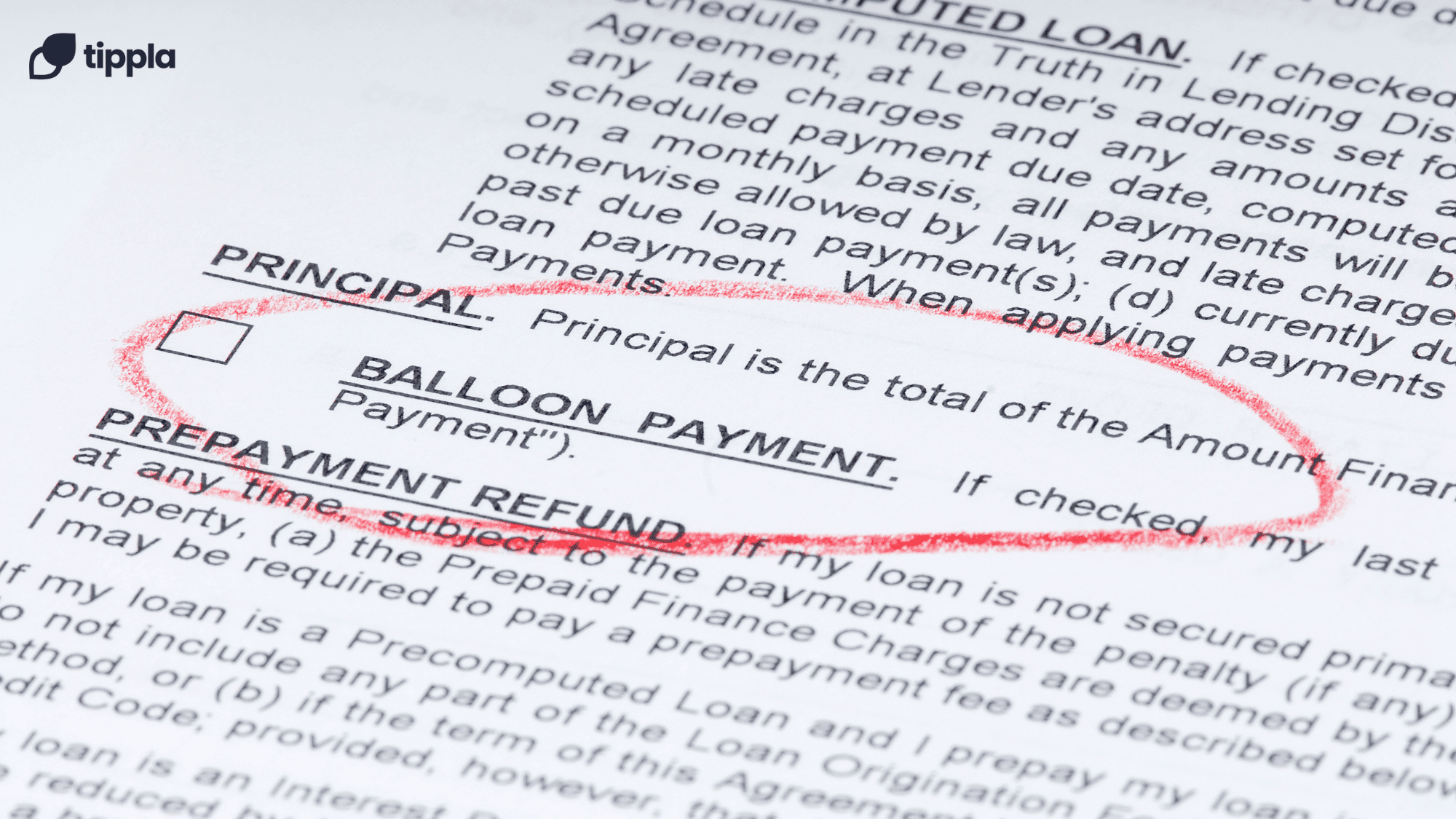 Balloon Payments in Loans
